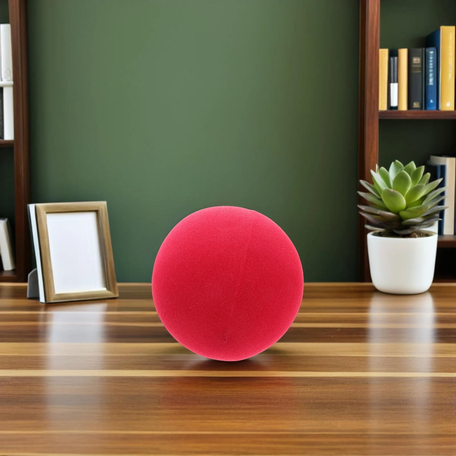 

Red Sponge Ball 20Cm Extra Large Soft Lightweight Comedy Trick Prop Magician Clown Street Performance Hand Practice Party