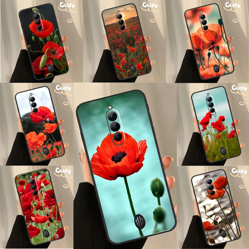 Red Corn Poppy Flow… - image