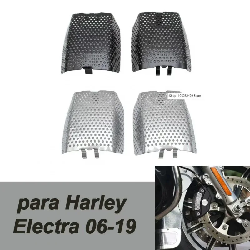 Front Brake Caliper Cover Protector for Harley Electra Glide Road Glide Road King FLHR Street Glide FLHX CVO V-Rod 06-19