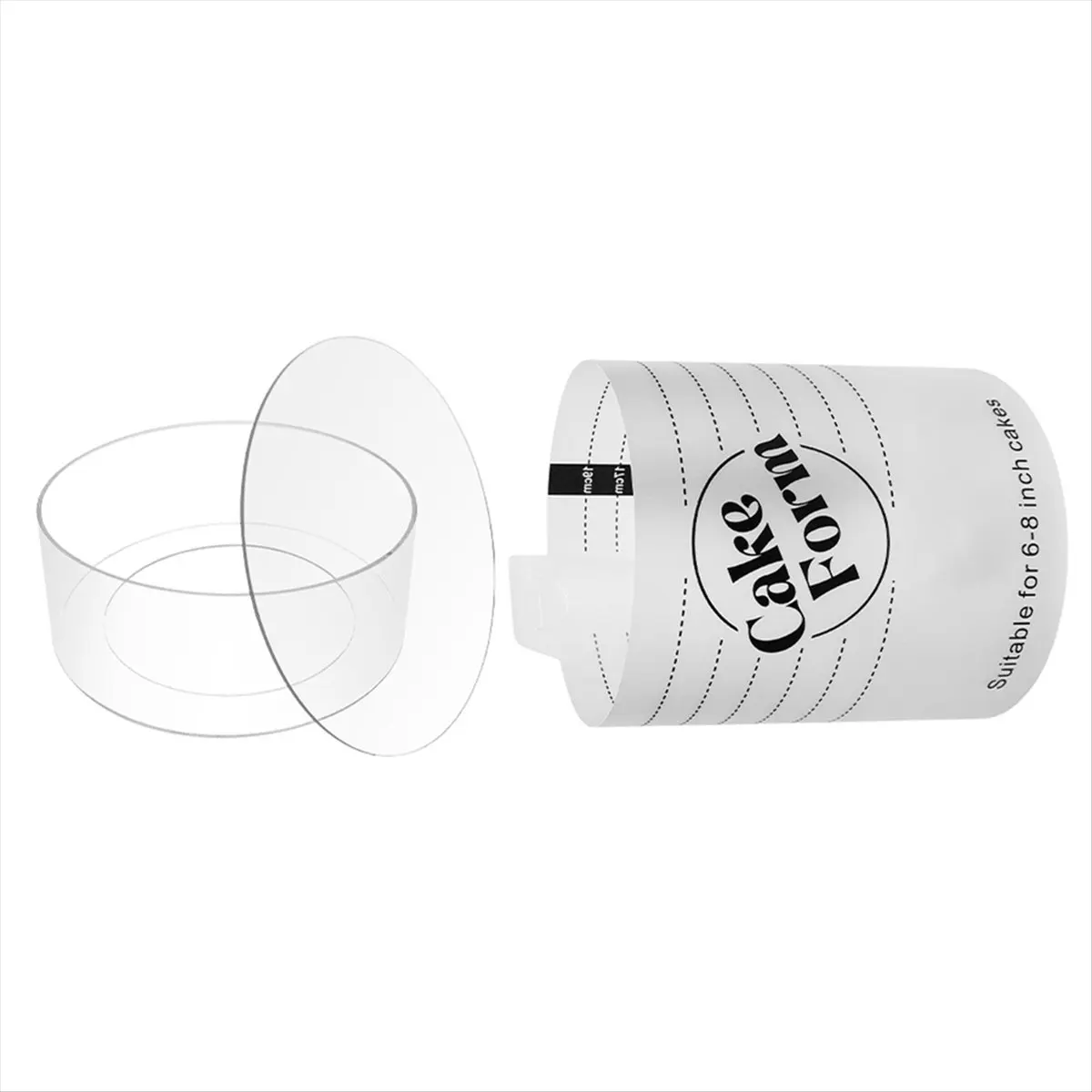 COFA Adjustable Round Ring Mould for Cake,Retractable Tools for Fondant,Mousse Cake Ring,Acrylic Ring,Cake Tools 10inch