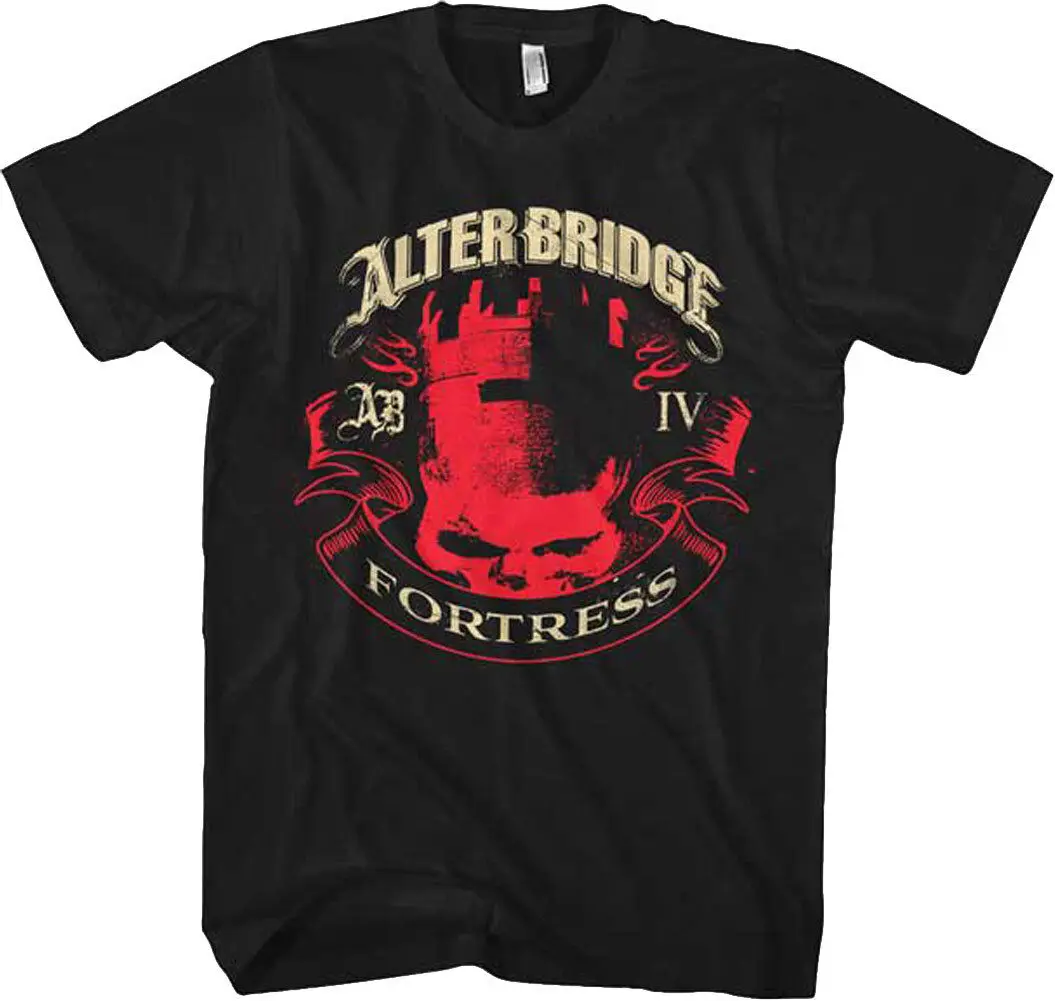 

Official Alter Bridge Fortress Banner Adult T-Shirt - American Rock Band Tee