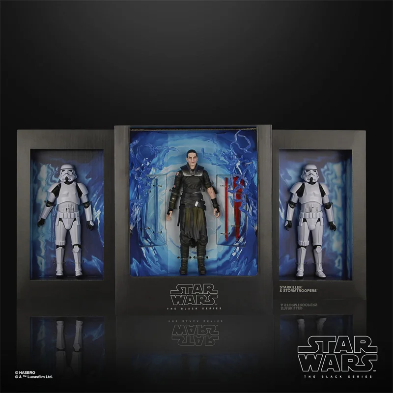 Pre Order Original Hasbro Star Wars The Black Series Starkiller & Troopers Figures 6in Model Action Figure  Boy Halloween Gift