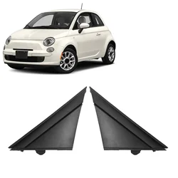 For FIAT 500 2012-2017 Molding Door Mirror Triangle Plate Cover Left Right Replacement 1SH17KX7AA,1SH16KX7AA Front Pillar Corner
