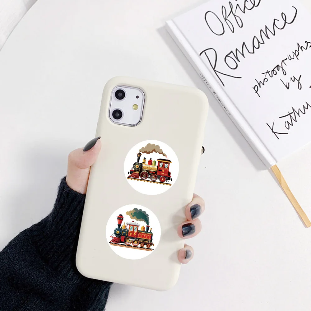 500 Stück/Rolle Cartoon-Zug Aufkleber Kreative Graffiti DIY Dekoration Handyhülle Notizbuch Wasserbecher Spielzeug Geschenk Sticker