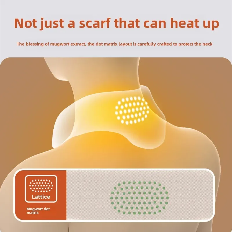 Heating scarf, neck protection, intelligent warmth, heating scarf charging, cold protection in autumn and winter