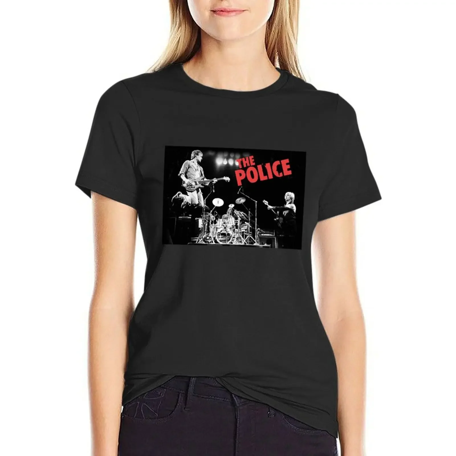 

The Black Stage T-Shirt animal prinfor customs oversized woman t shirt
