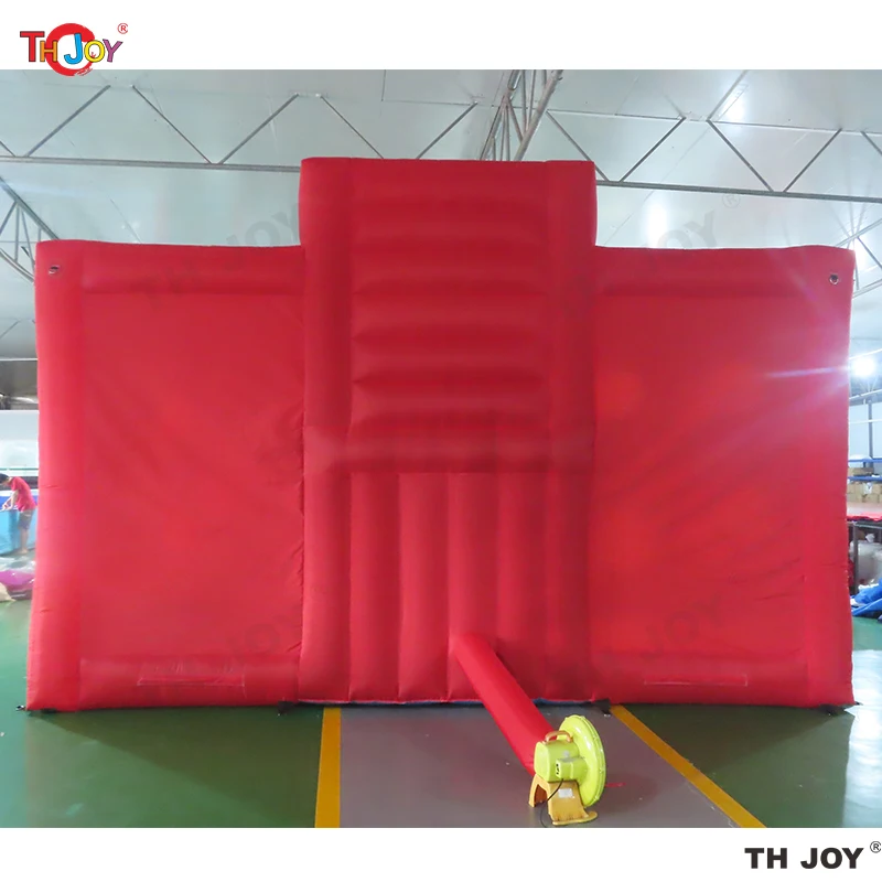 free air shipping,new design 5x3m giant party rental 3 in1 basketball/rugby/soccer/football inflatable sports carnival games