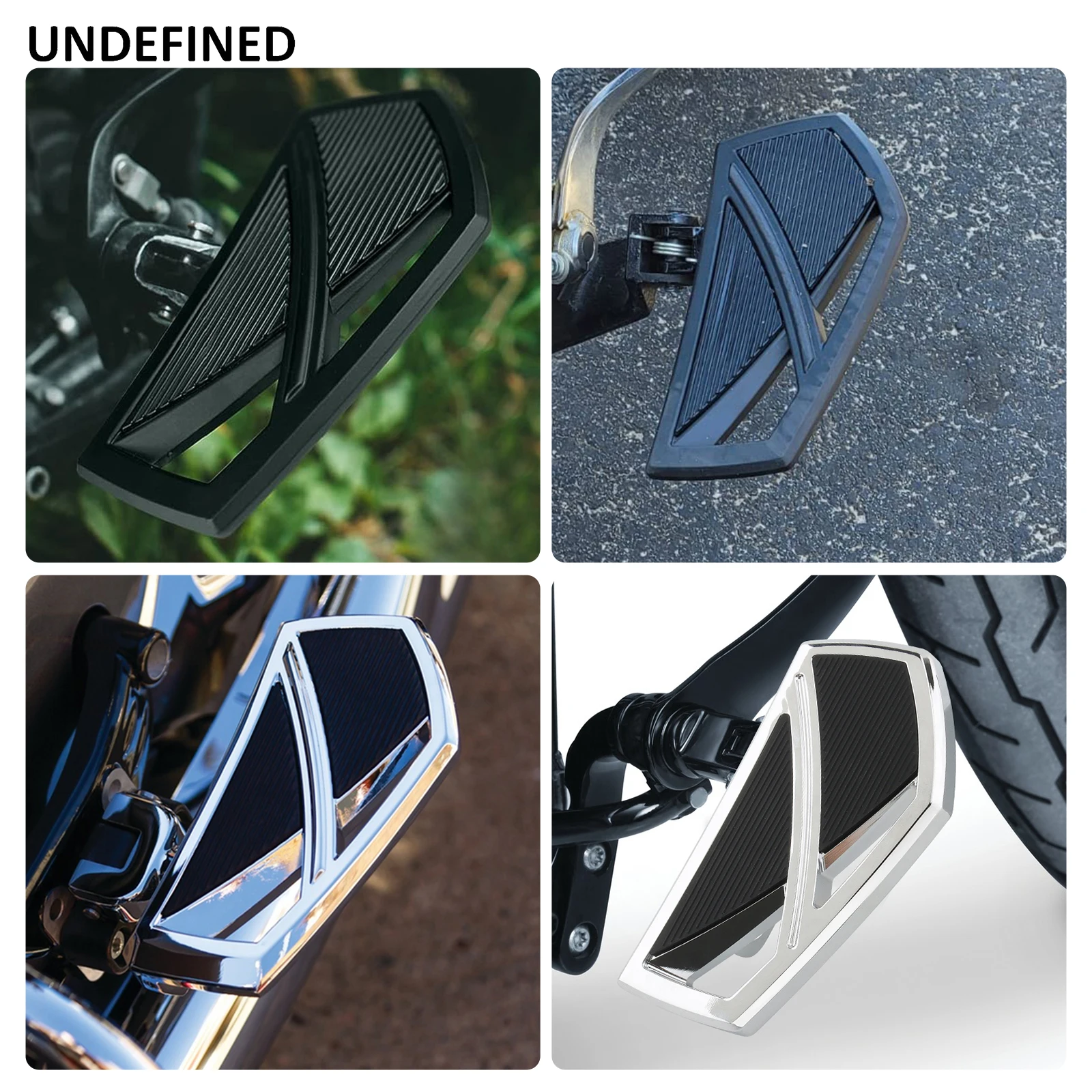 Motorcycle Floorboards Phantom Front Foot Pegs Fit for Honda CB1000R CBR1000RR CBR600RR Gold Wing GL1800 ST1300 VFR800A