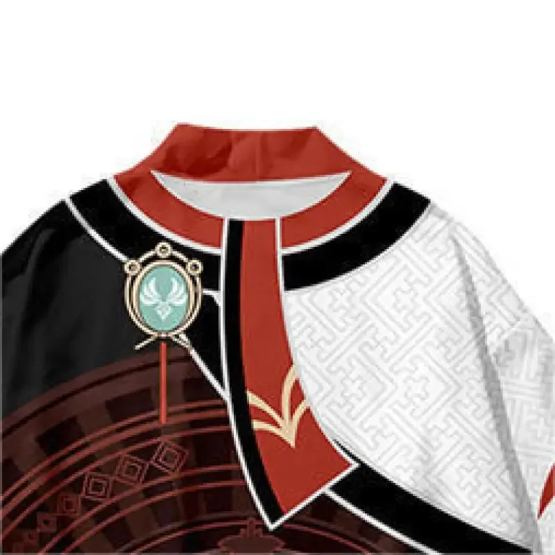 ثوب الكيمونو الياباني مابل ليف نمط سترة عباءة الرجال لعبة شخصية تأثيري حلي المرأة الصيف عادية Haori قمصان علوية #4