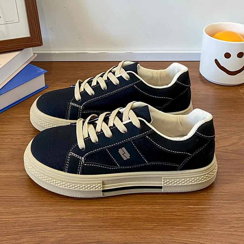 

Little White Shoes Women's 2025 New Small Edition Original Design Thick Bottom Versatile Casual Shoes