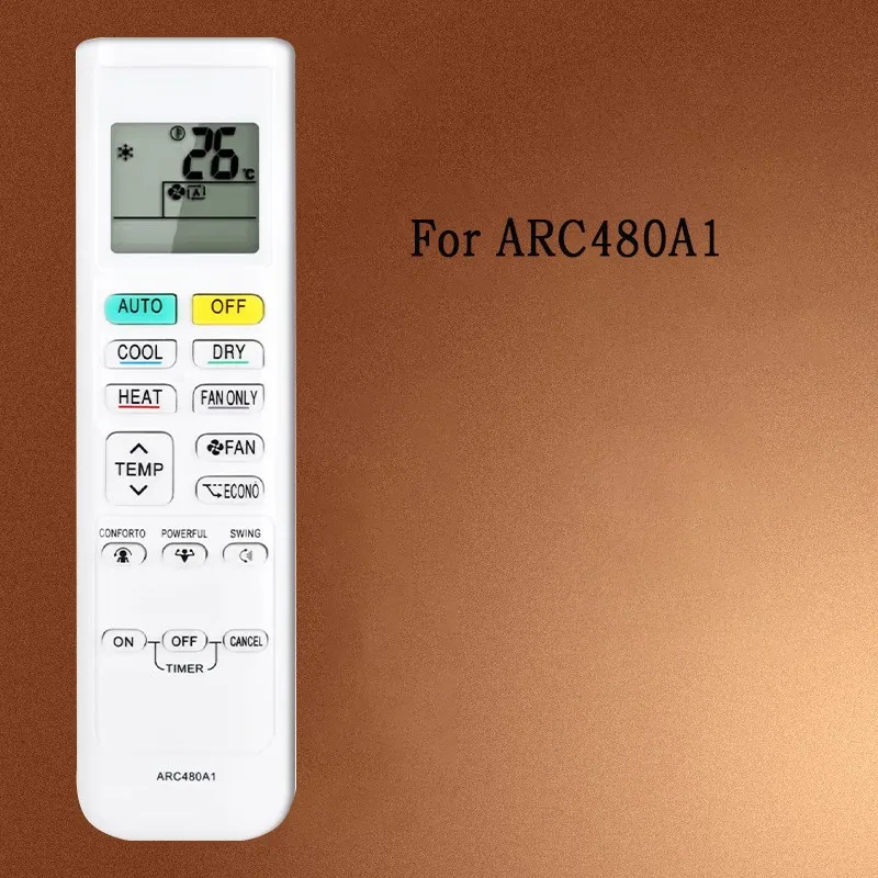 SQPP-remplacement de télécommande pour climatiseurs DAIKIN modèles ARC480A1, ARC480A2 A3 A4 A6