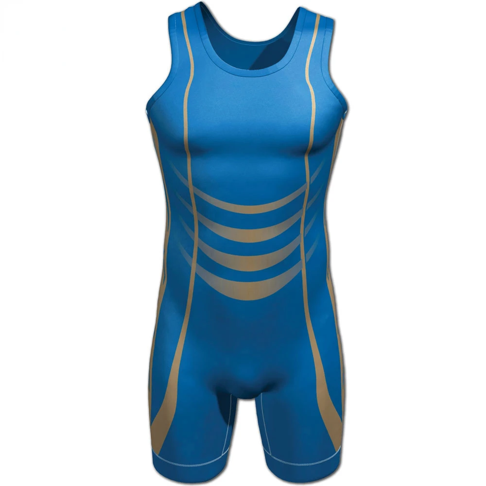 Wrestling Singlet Bodysuit Leotard Outfit Underwear GYM Sleeveless Triathlon PowerLifting Clothing Swimming Running Skinsuit