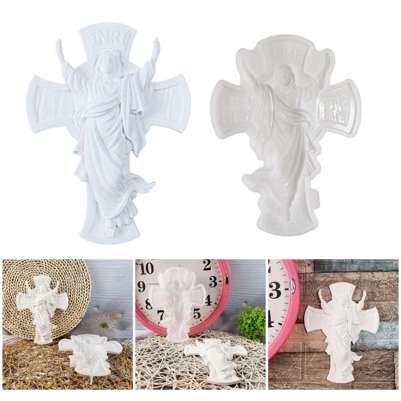 

Flexible Silicone Christ Mould Great for Soap And Artistics Projects