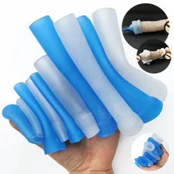 Manchons d'extension de pénis en silicone, accessoires de couverture de capuchon de gland, civière d'agrandissement de pénis, manchon de pompe réutilisable, divers TANS