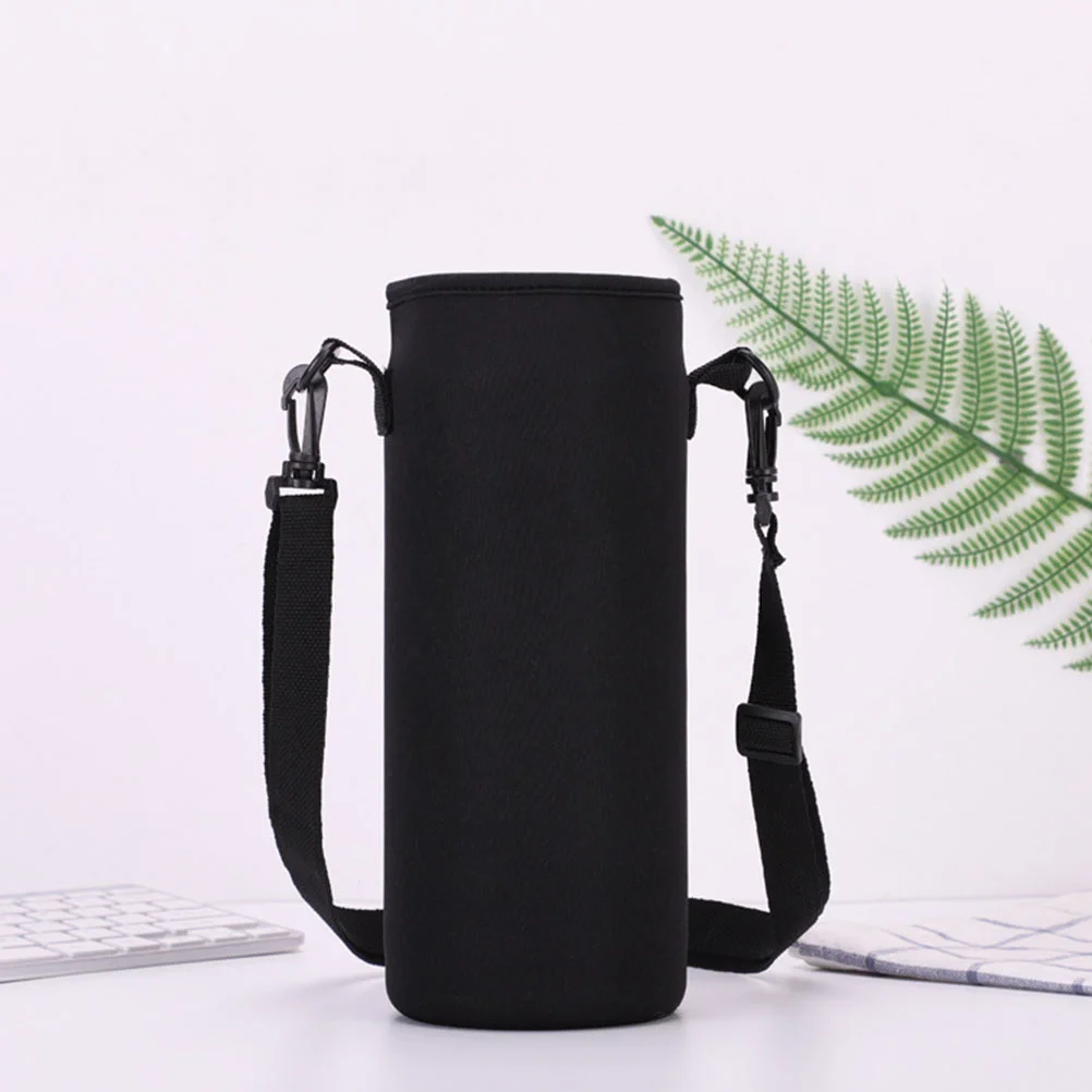 500/750ML Water Bottle Cover Bag Neoprene Pouch Holder Sleeve Cover Insulated Bag For Mug Bottle With Adjustable Shoulder Strap