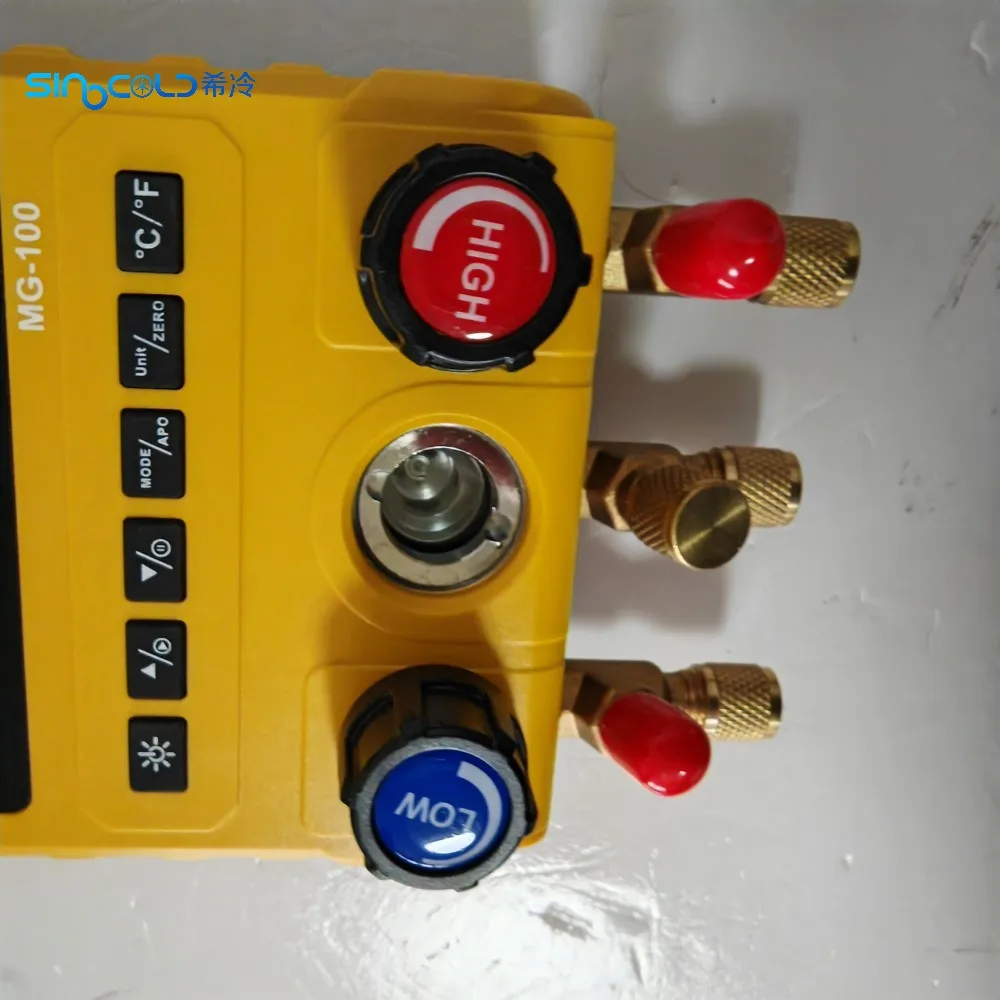 

MG-100 Digital Manifold Gauge Refrigerant Pressure Gauge for Cold Storage Air Conditioner Charging