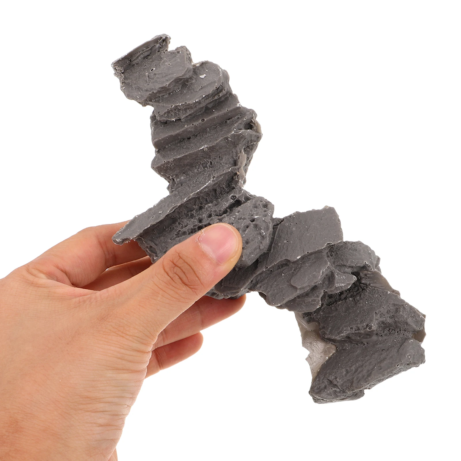 6-delige zandtafel vloertegels decoratie poppenhuisaccessoires sprookjestuin beeldjes glazen trap grijs