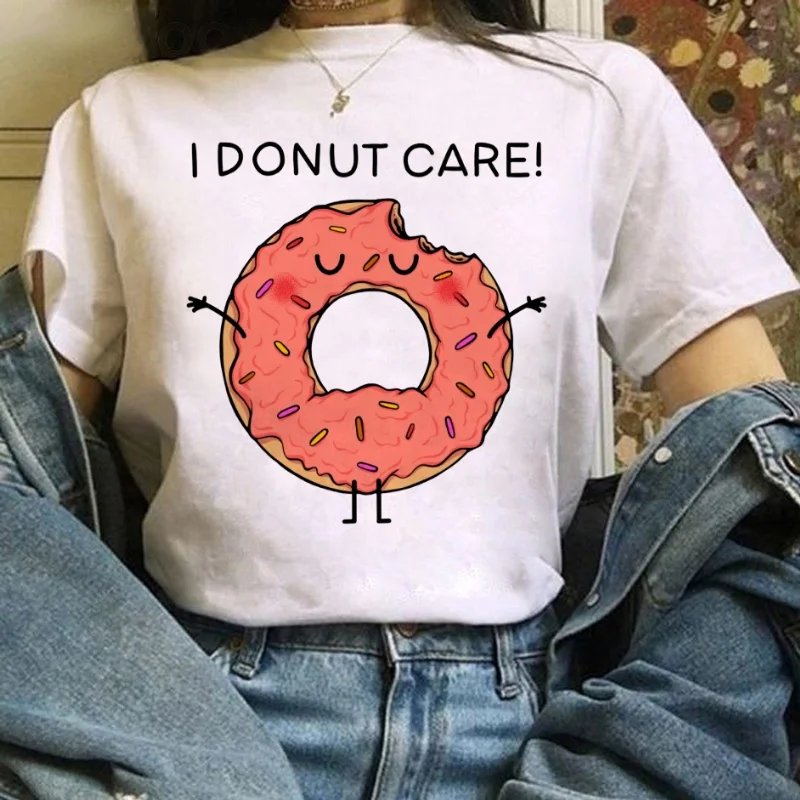 Esqueleto surf padrão impresso roupas femininas camiseta regular versátil manga curta branco camiseta diversão verão casual topo