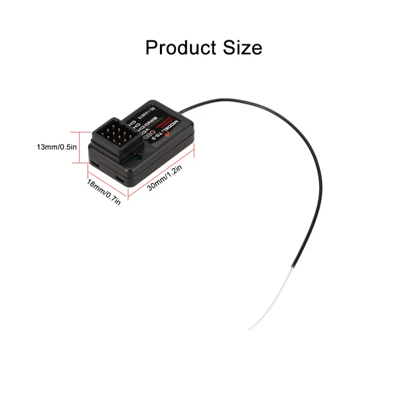 GoolRC TG-3 2.4G 3CH RC Car Boat Receiver for GoolRC TG3 AUSTAR AX5S Transmitter RC Car Boat Receiver 2.4G Receiver