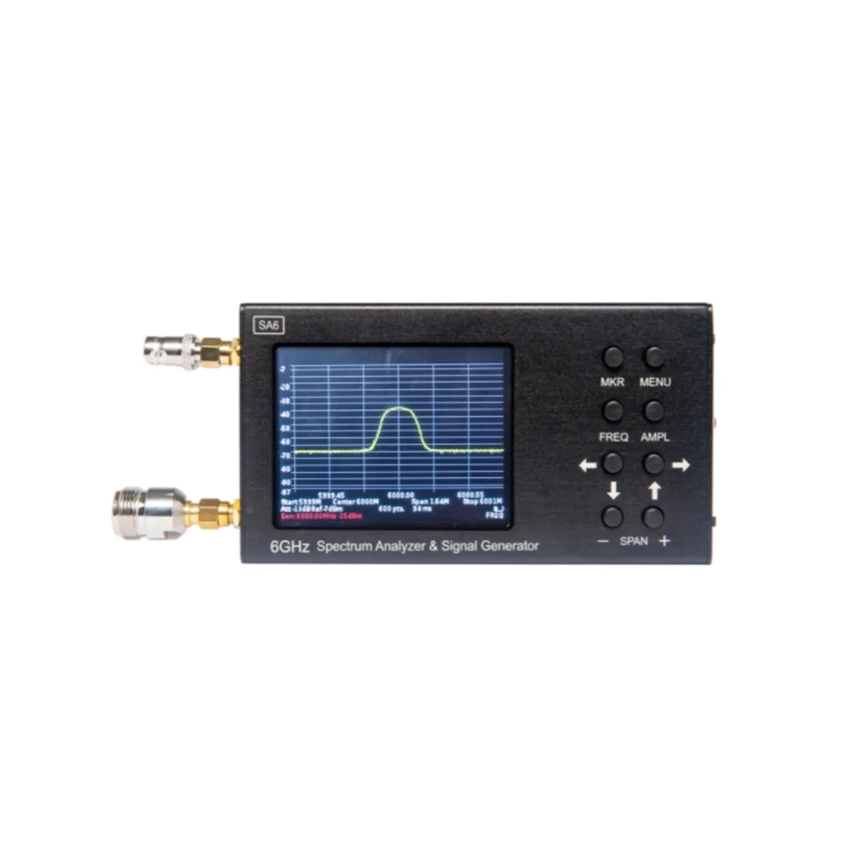 Imagem -05 - Analisador de Espectro Portátil e Gerador de Sinal Novo 6ghz to 2g 3g 4g Lte Cdma Dcs Gsm Gprsglonass