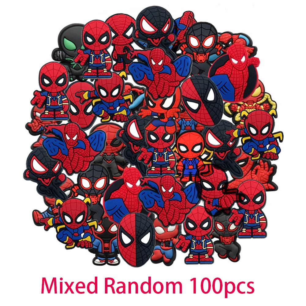 Bestseller 14-200 Stück Hot Toys Cartoon Anime Figuren Serie PVC Schuh-Charms Zubehör DIY Abnehmbare PVC Schuhdekorationen Geschenk – Detail 20