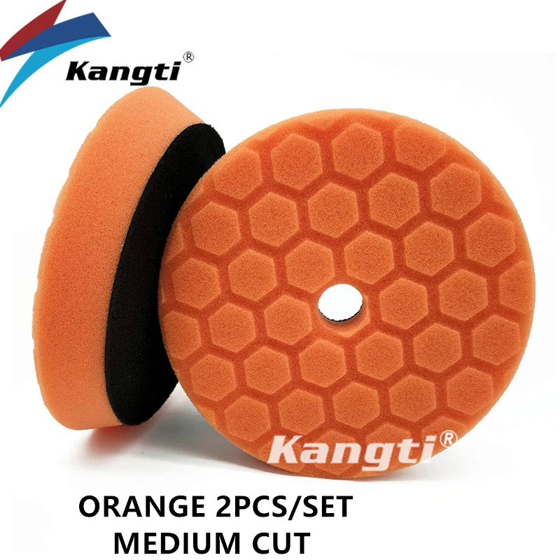 5 (125mm)/6 (150mm) Inch Auto Waxen Buffing Pad Duitsland Schuim Polijstschijf Auto Care Reparatie Tools Wax Pads voor Auto Detaillering