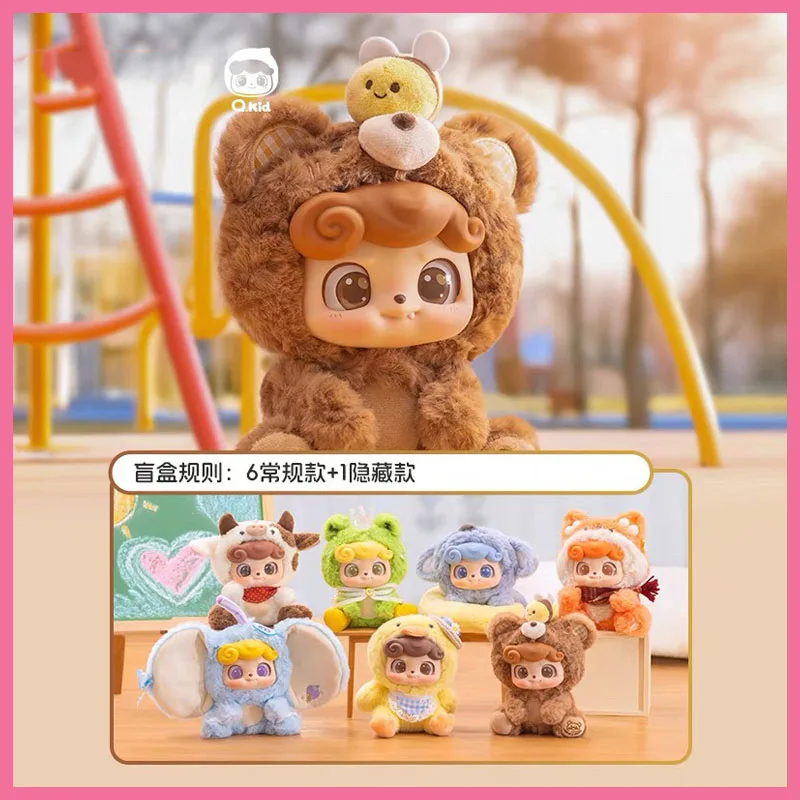 

Новая подлинная нечетная музыка Tide Q Treasure Animal Kindergarten Pluszoвая серия Tide Play Blind Box Модель Милая кукла Праздничный подарок