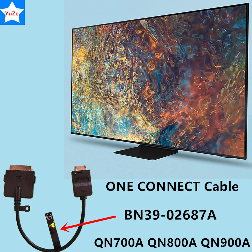 

ONE CONNECT Cable BN39-02687A for QN700A QN800A QN900A QN85QN900AFXZA QN75QN8000AFXZA Neo QLED 8K Smart TV BN3902687A