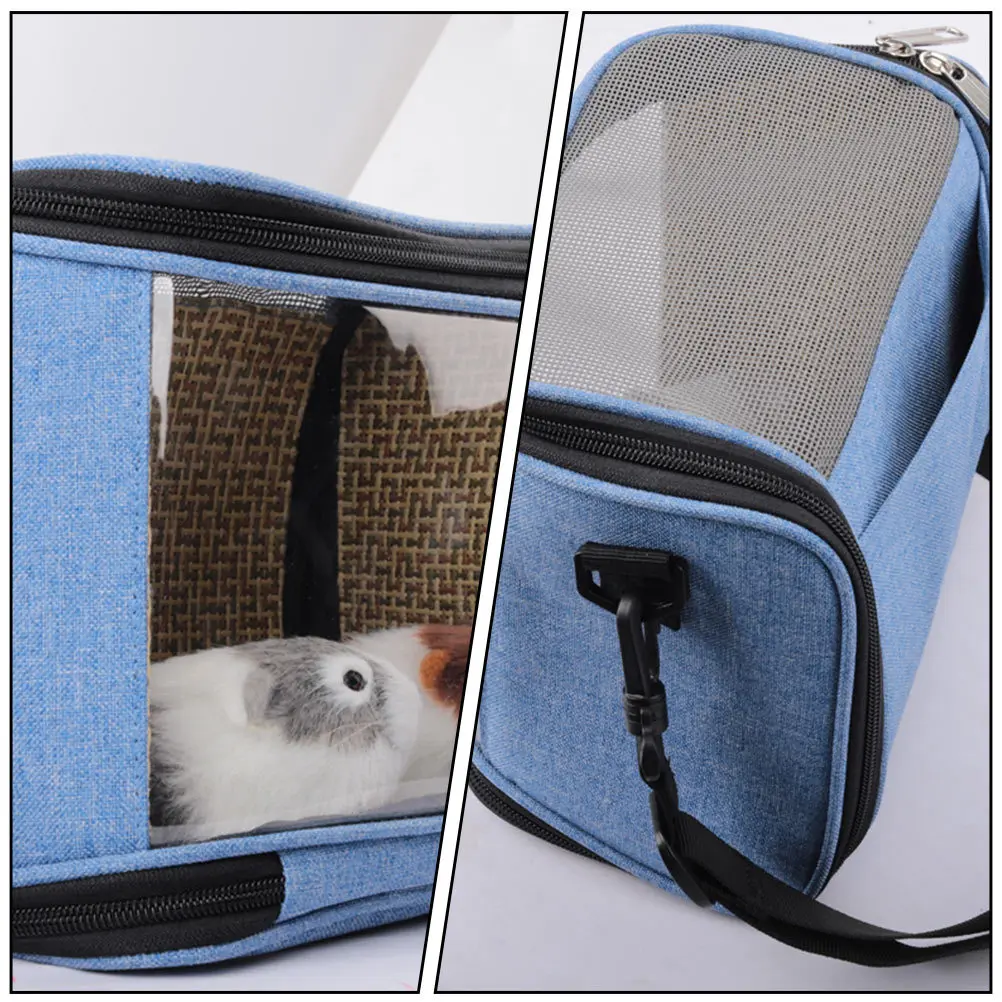 

1Pcs Small Animal Travel Bag Spacious Pet Outdoor Carrier for Hamster Chinchilla Hedgehog Sugar Glider Ventilated Portable