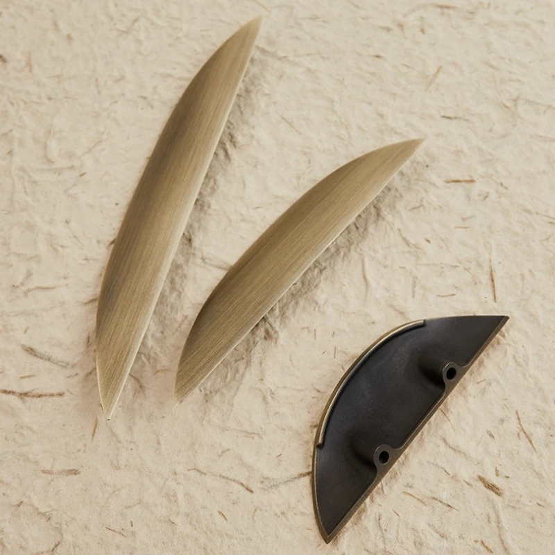 العتيقة النحاس مقبض المطبخ خزانة مقبض الحديثة نحى خزانة تسحب الأثاث الأجهزة مقابض للخزانة درج سحب