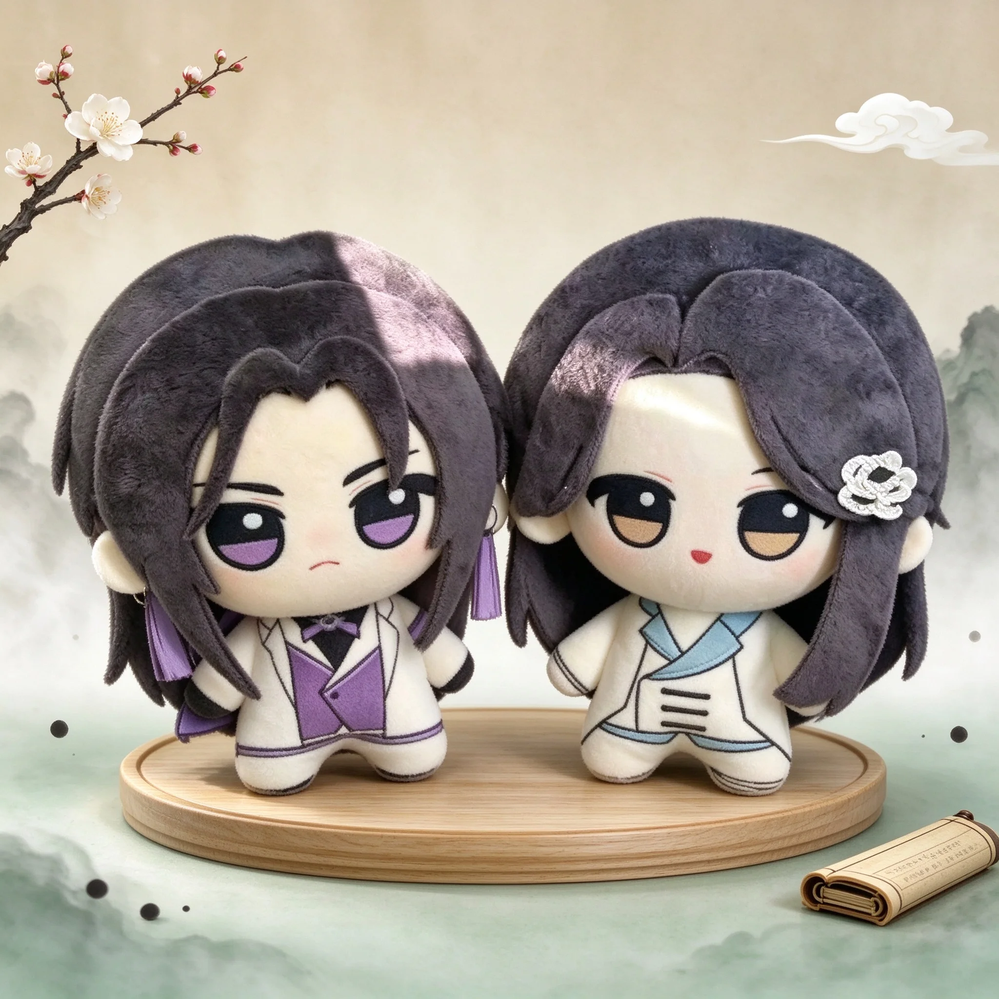 10cm Grandmaster of Demonic Cultivation Plush Doll School Halloween Lan Xichen Toy Pendant Stuffed Doll Fans Christmas Gift
