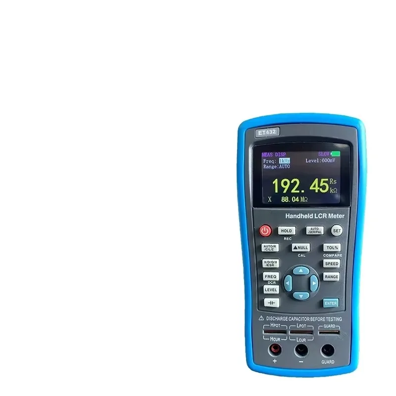 ET430B/431 Handheld LCR Meter 10Hz‑10KHz Resistance Inductance Capacitance USB Data Transfer Test Detector