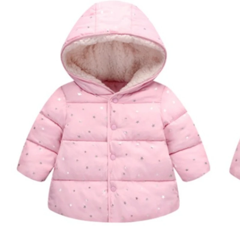 Children Cotton Coat Star Children Baby Cotton Coat Jacket Boys Winter Jacket Girls Coat Outerwear Girl Clothing Ropa De Niña