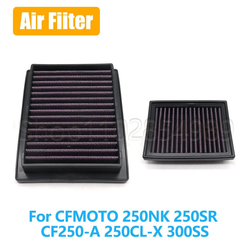 For CFMOTO 250NK 250SR CF250-A 250CL-X 300SS 250 SR NK CL X CF250A 300 SS Motorcycle High Flow Air Filter Flow Engine Element