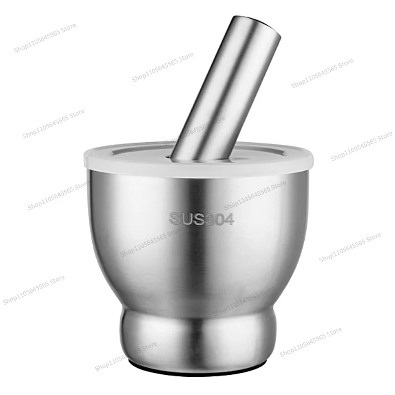 For 304 Stainless Steel Garlic Mincher, Household Crushing Jar, Manual Grinder