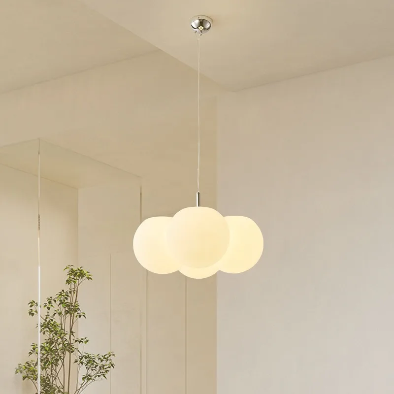 Nordic Creativity Cloud Cream Style Ceiling Lamp Restaurant Living Room Study Children's Bedroom