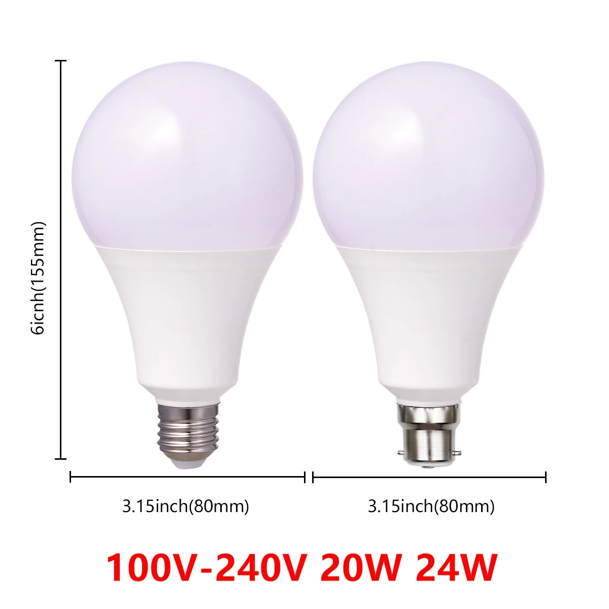 2022 Focos High Brightness Led Bulb 3w-24w E14 E27 B22 3000K 4000K 6000K Lamp With Ce Rohs For Home Office Interior Decoration