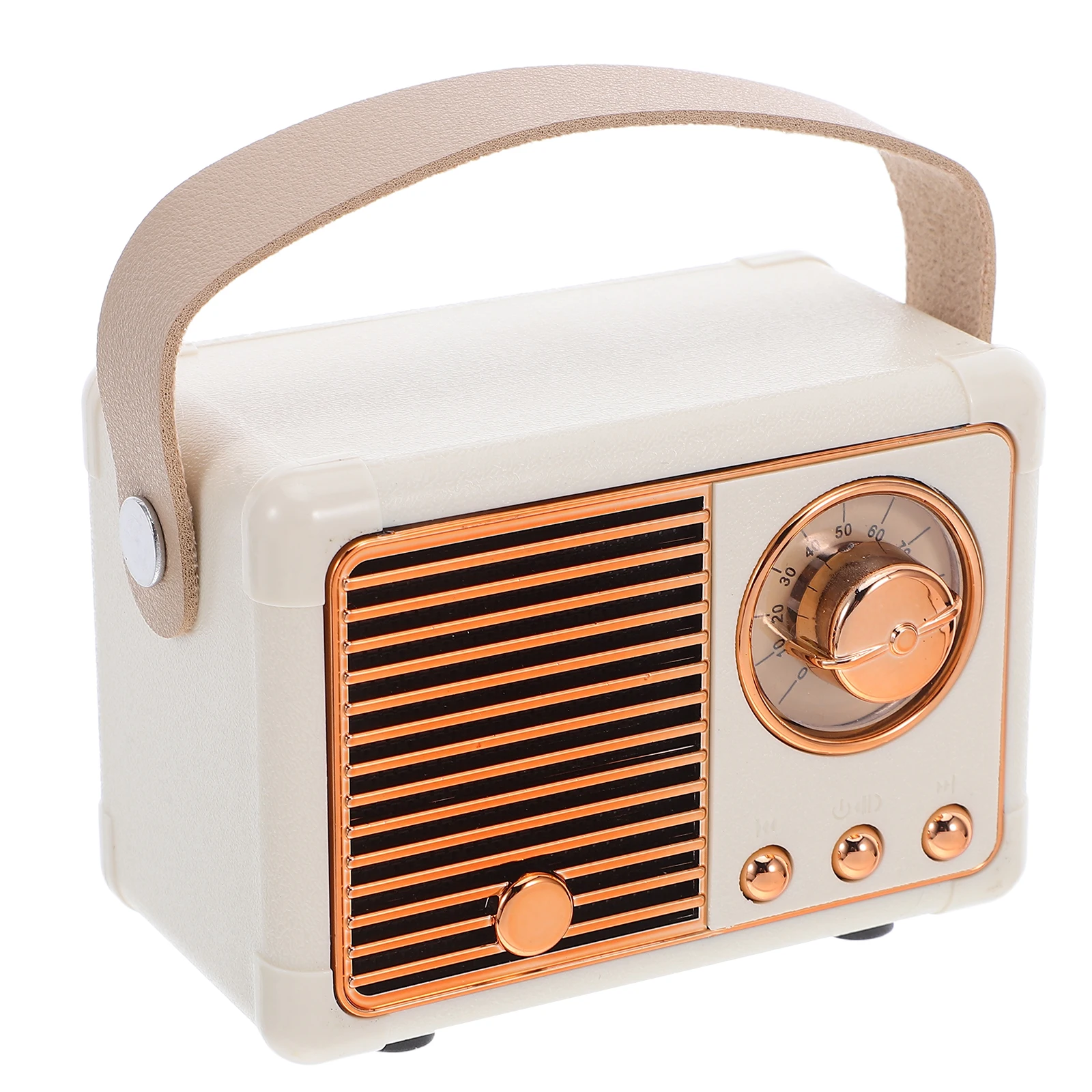 

Retro Mini Portable Wireless Speaker Vintage Small Subwoofer Travel Outdoor Camping Hiking Tiny Music Player