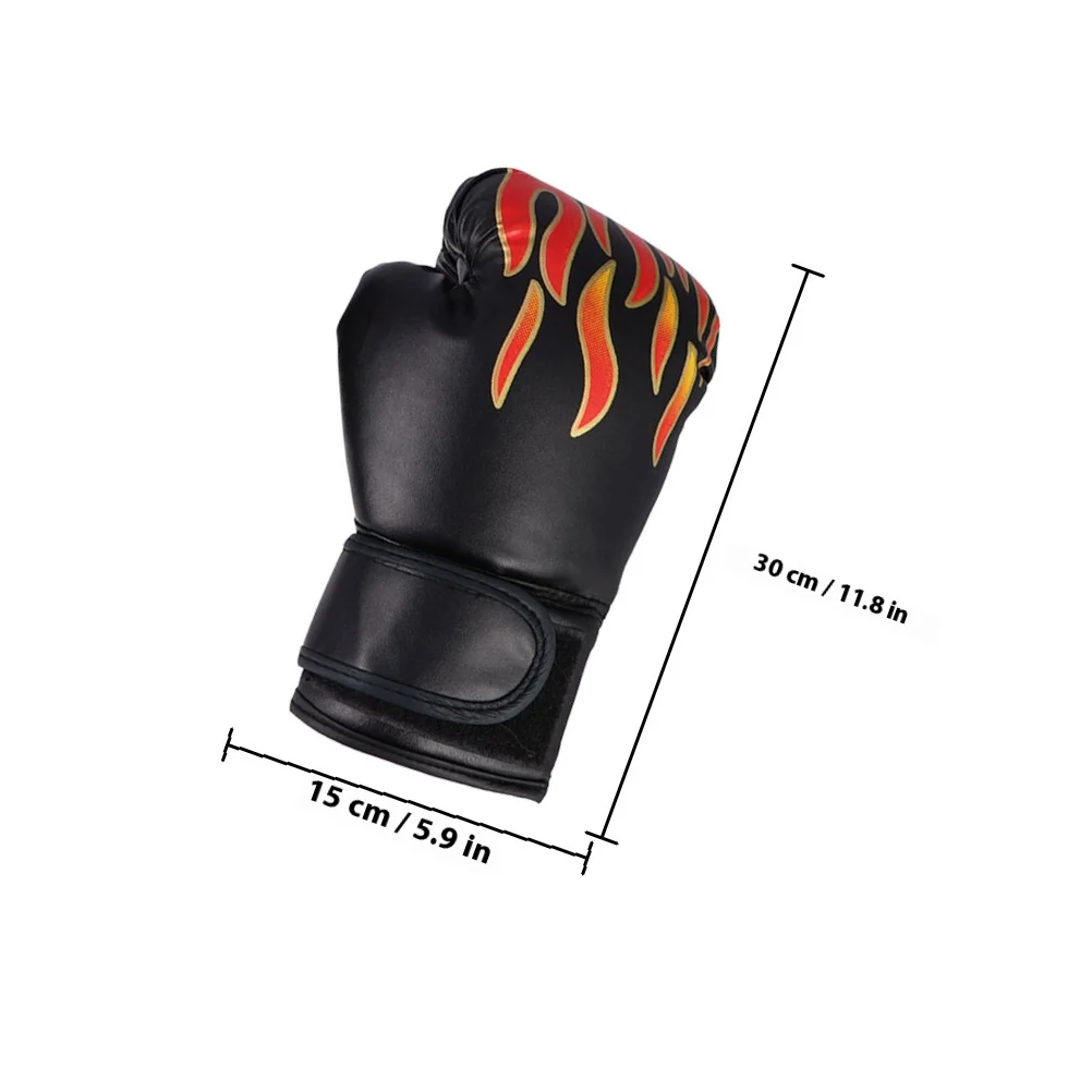 1 زوج قفازات الملاكمة شيك مريح الكبار شرارة التدريب اللكم كيك بوكسينغ قفازات المحمولة التايلاندية الملاكمة قفازات تعزيز
