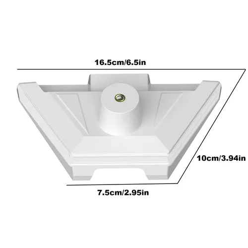 Imagen 2 del producto Para Starlink Mini adaptador de montaje de trípode de plástico: soporte fijo para dispositivos de 1/4"" con base de trípode estable, Compatible con soportes para platos