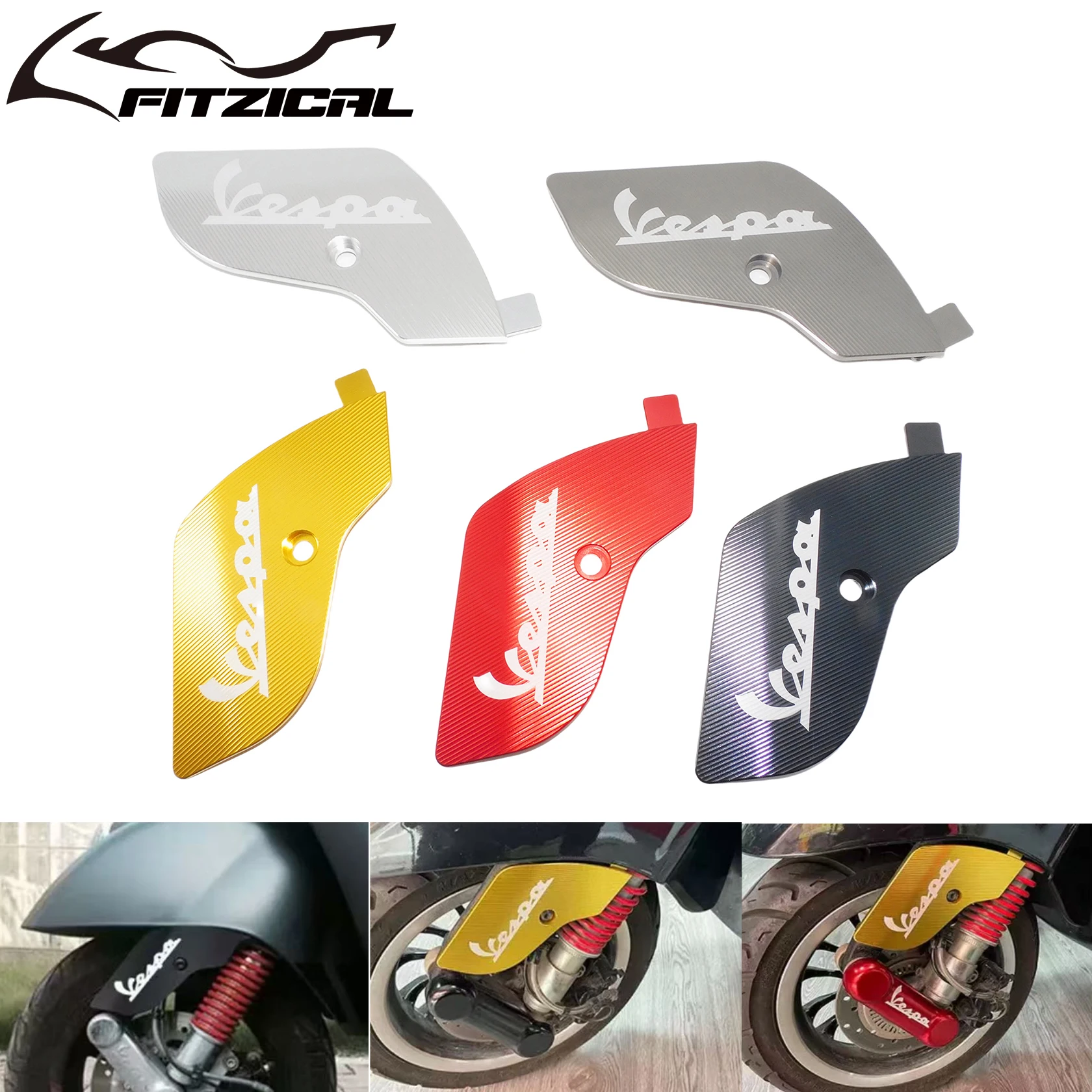 Motorcycle Front Rocker Cover Wheel Side Guard Protector Cover For Vespa Sprint Primavera LX S 150 2013-2021