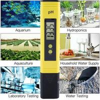 Digital EC TDS PH Meter Tester Temperature Pen Water Purity PPM Filter Hydroponic PH Tester for Aquarium Pool Water Food Monitor