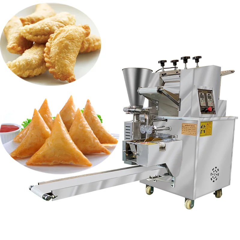 Automatic Ravioli Wonton Mini Dumpling Maker Fully Empanada Food Samosa Making Machine FL Customized