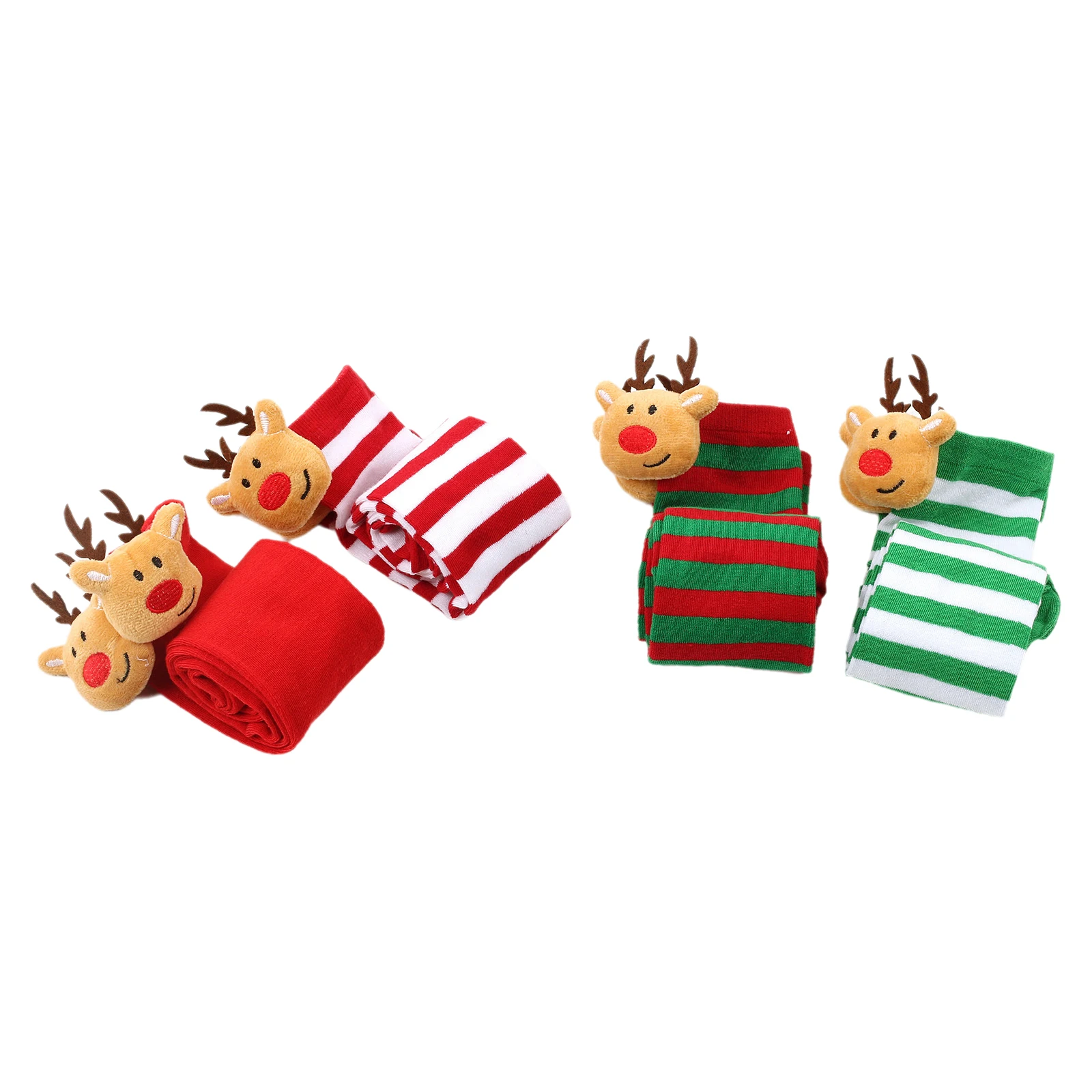 المرأة 1 زوج عيد الميلاد الجوارب مرونة فوق الركبة متماسكة عيد الميلاد الأيائل تخزين لجميع القديسين عيد الميلاد والشتاء ارتداء اليومي #6