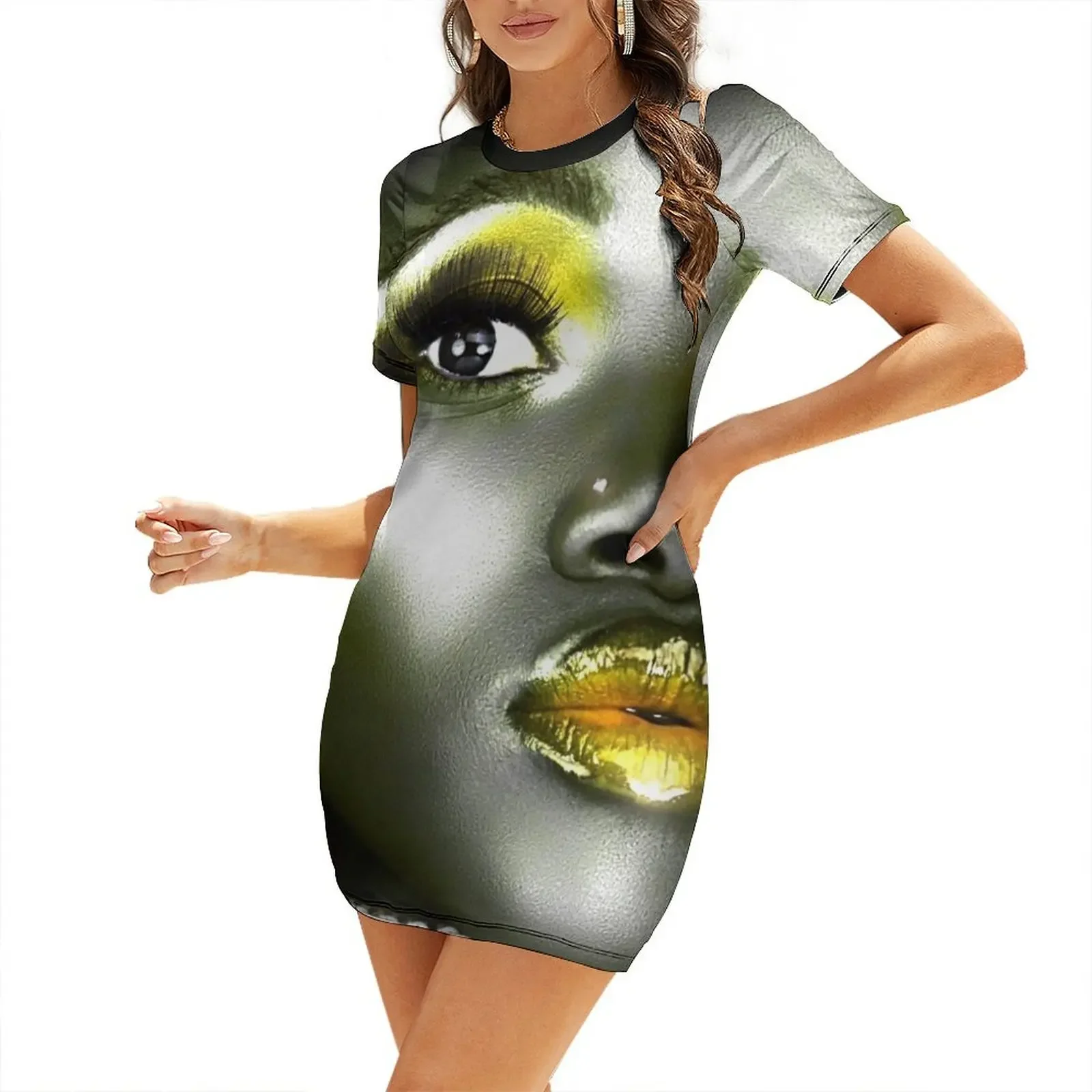 

AFRICAN QUEEN Short-Sleeved Dress dresses for women 2025 long dress women Clothing female Dress