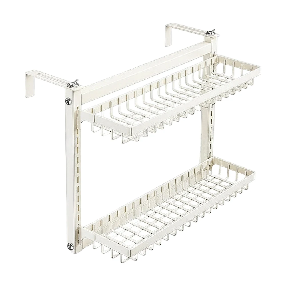 Over Bath Rack Towel Rail Heater Wrought Iron Construction Rust Protection Treatment Two-tier Pull-out  Over Bath