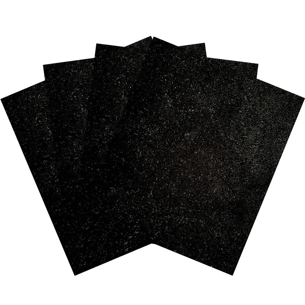 4Pcs High End Self Adhesive Felt Fabric Sheets Black Felt Liner for Jewelry Packaging Gift Box DIY Craft Art Projects Lining