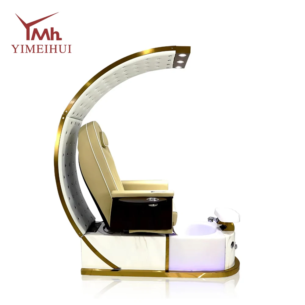 Luxury Electric Foot Therapy with Pump Drainage Tube for Sale Spa Massage Pedicure Chair