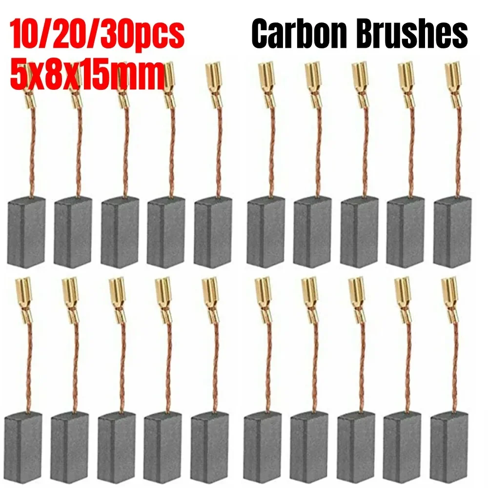 10/20/30PCS Carbon Brushes For Bosch GWS6-100 Motor Angle Grinder Electric Hammer Angle Grinder Graphite Brush Replacement