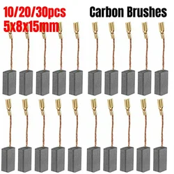 10/20/30PCS Carbon Brushes For Bosch GWS6-100 Motor Angle Grinder Electric Hammer Angle Grinder Graphite Brush Replacement